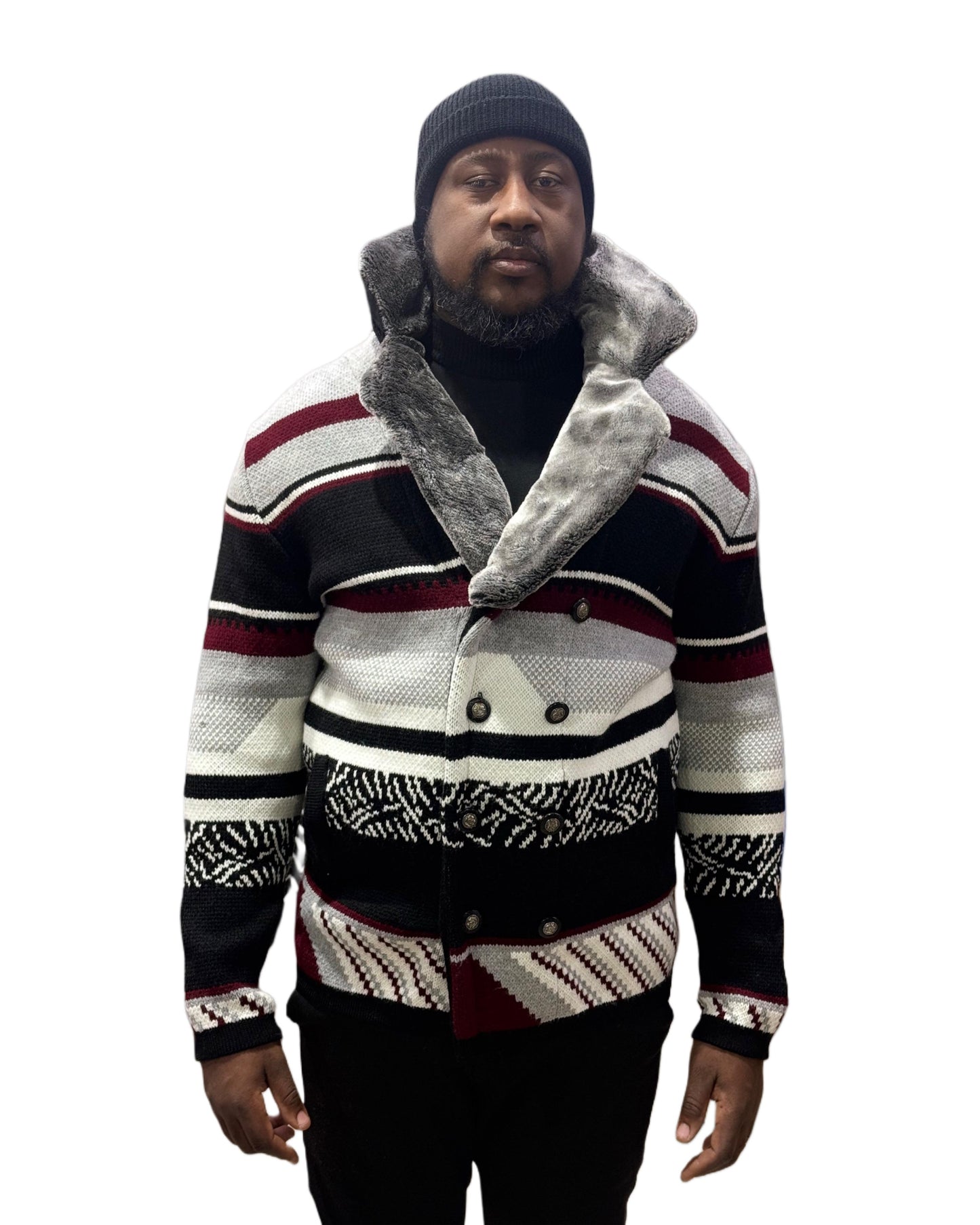 LCR Black Edition Sweater White and Red