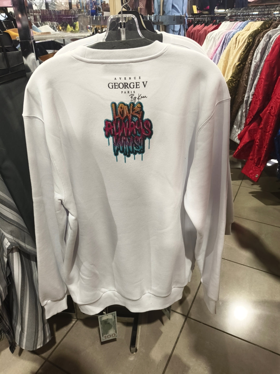 George V Love Always Wins Sweatshirt - image 4