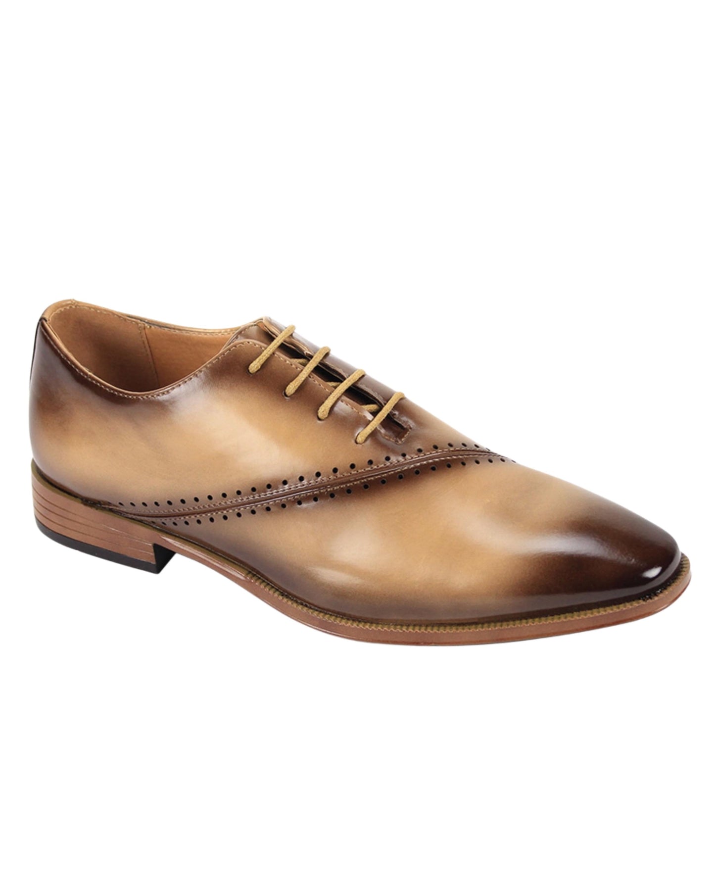 LACE-UP DRESS SHOE-TAUPE