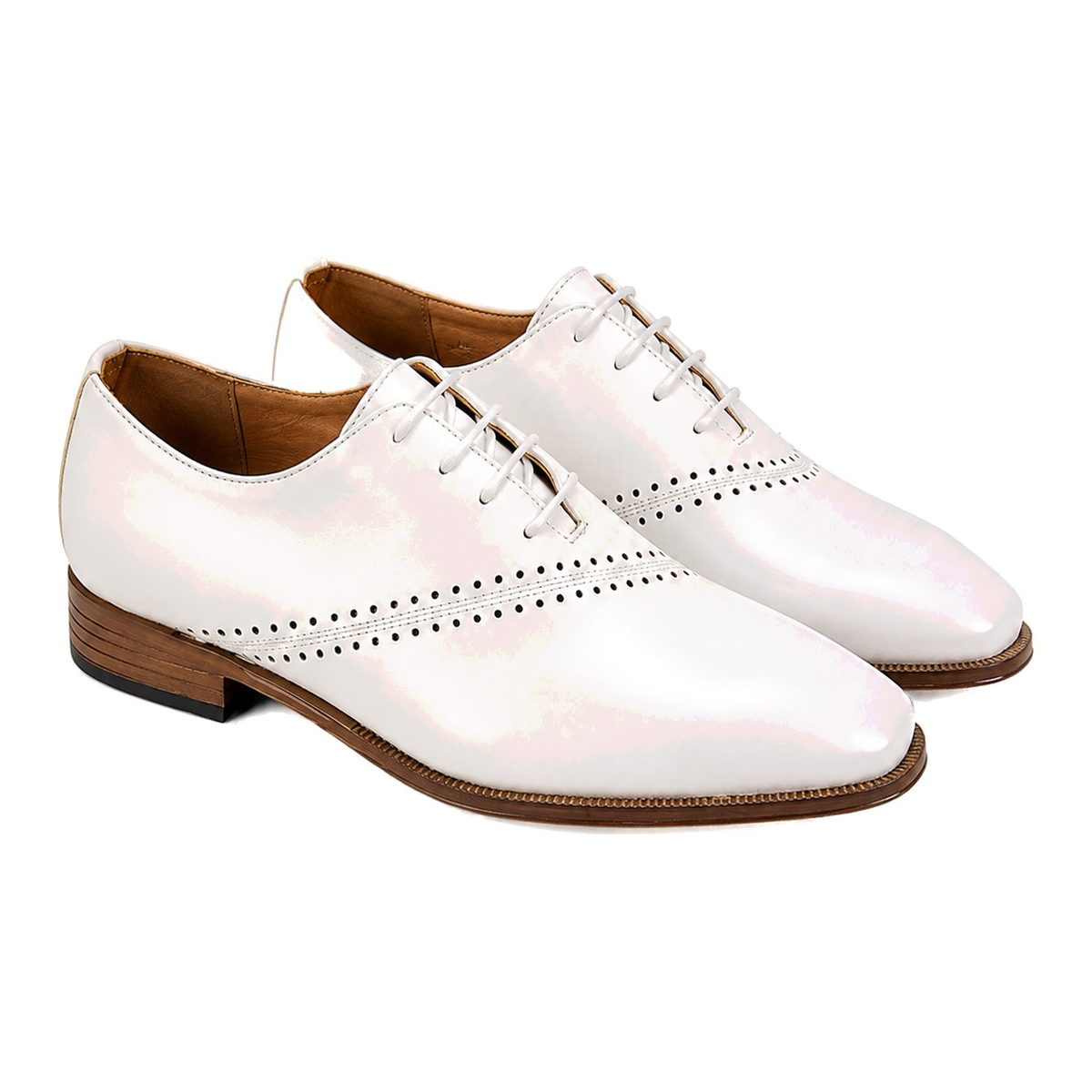 LACE-UP DRESS SHOE-WHITE - Product image 2 - 5fee687a-543e-4e6e-a0ea-8fd7c11cae67-bg-white.png
