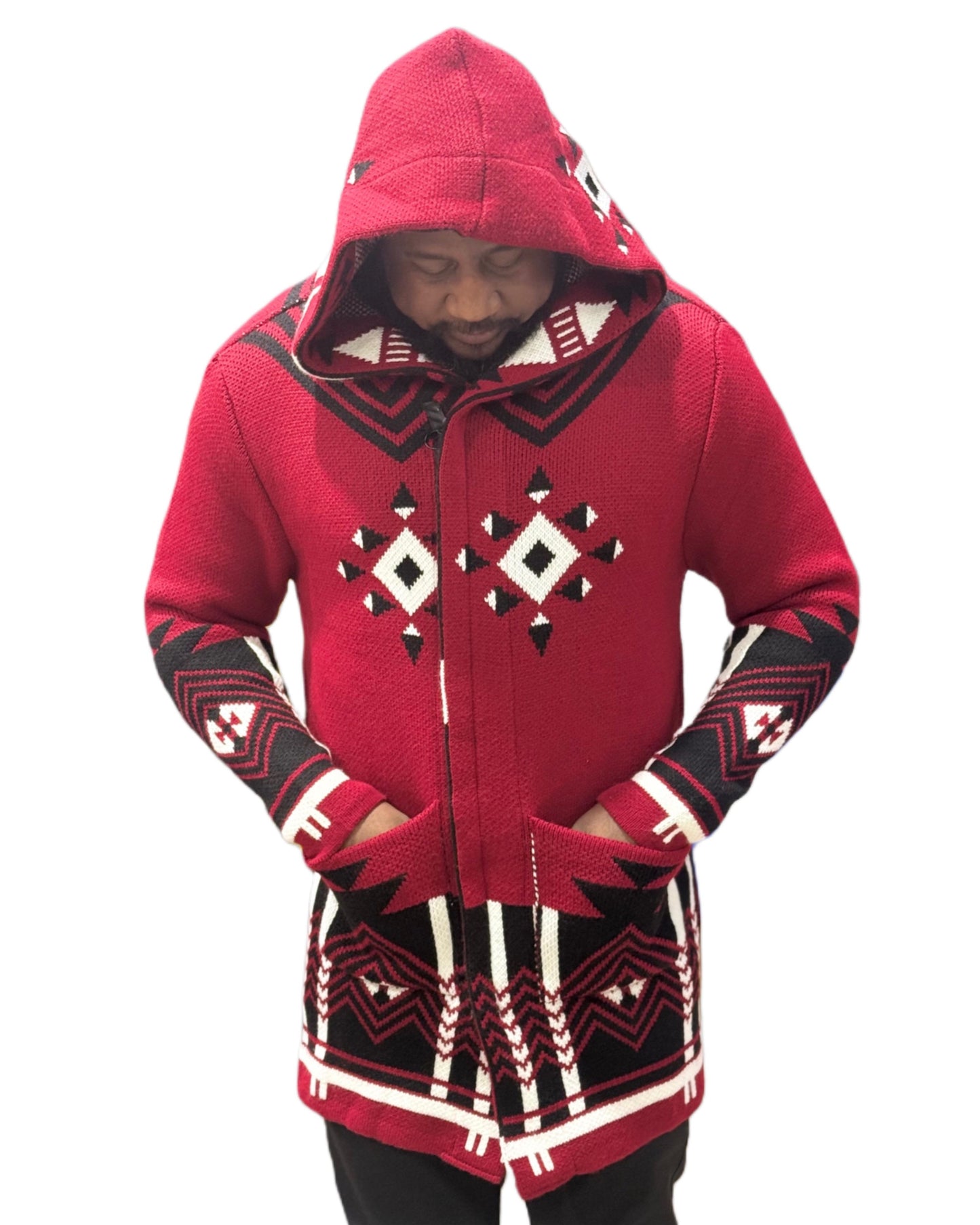 LCR Black Edition Sweater Red and Black