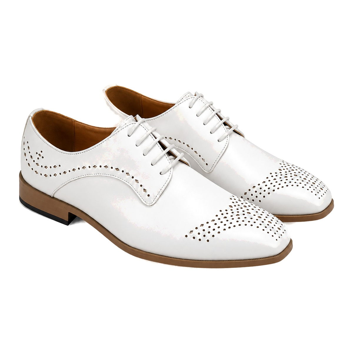 LACE-UP DRESS SHOE WHITE - Product image 2 - 77916cfc-2c89-4506-9f6b-a7bcb97dace6-bg-white.png