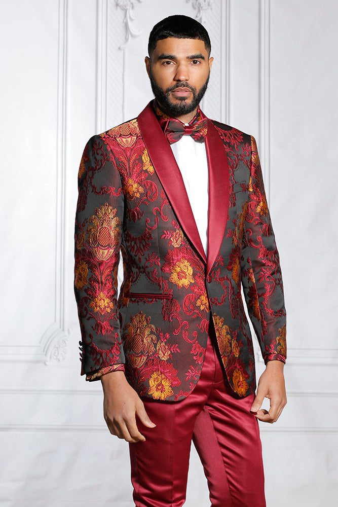 Manzini Blazer Red-Gold