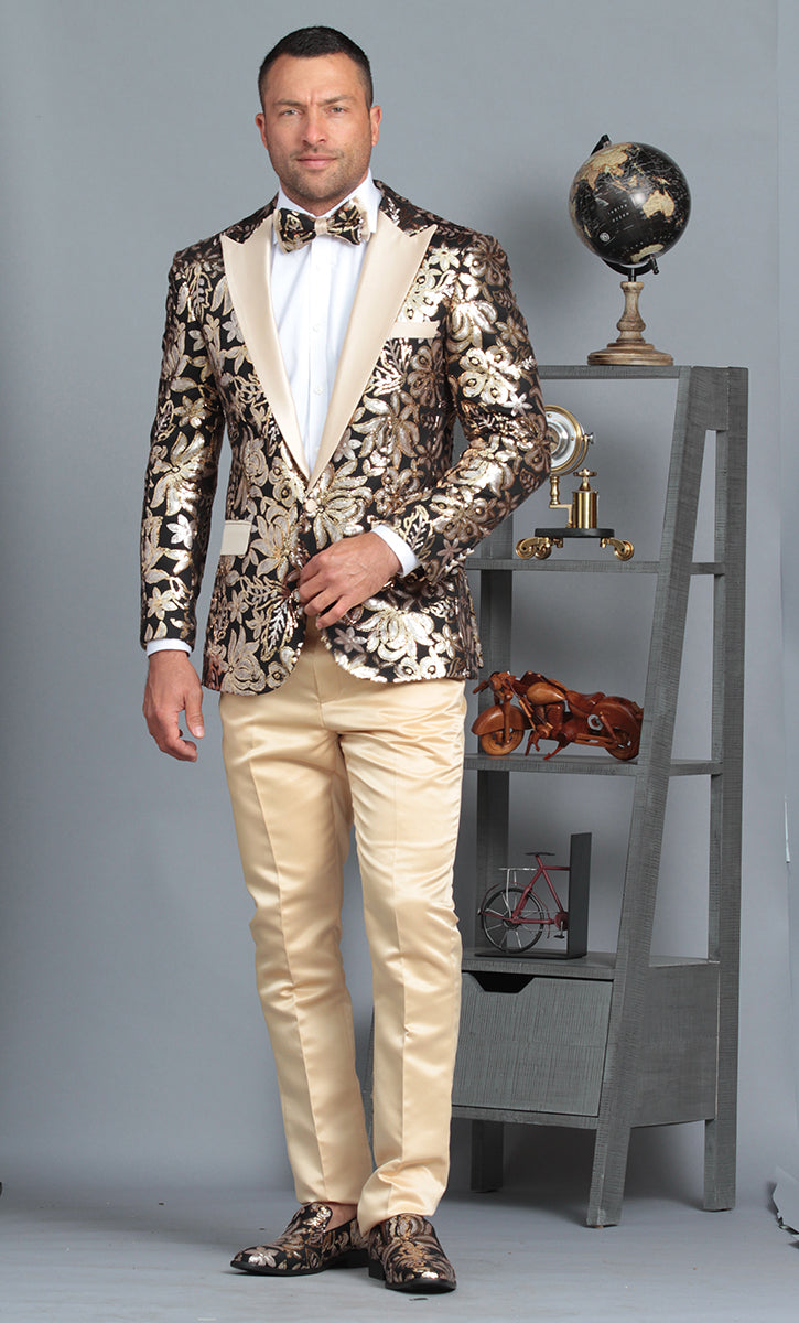 Manzini-blazer-Gold