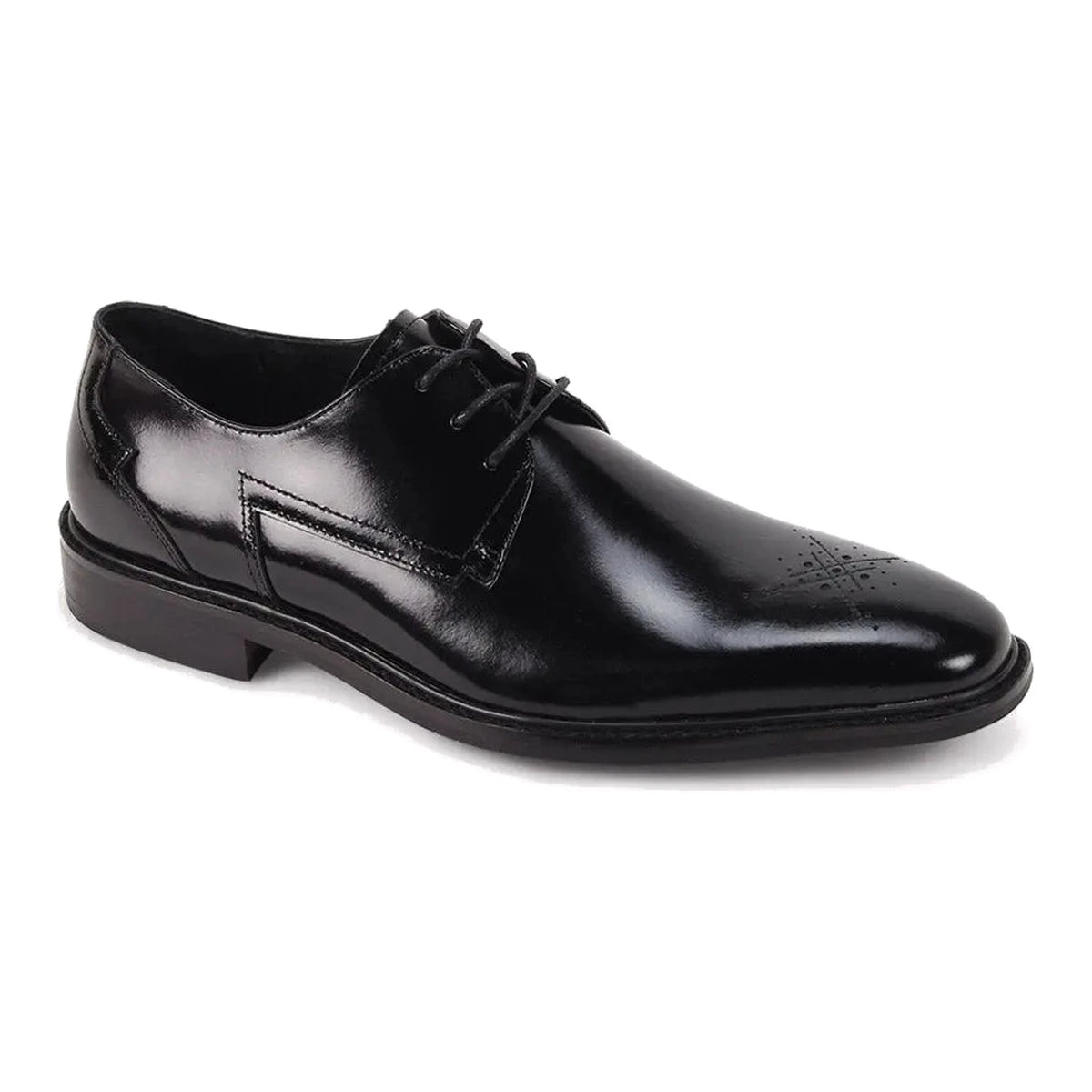 Giovanni Toby Black Leather Dress Shoes