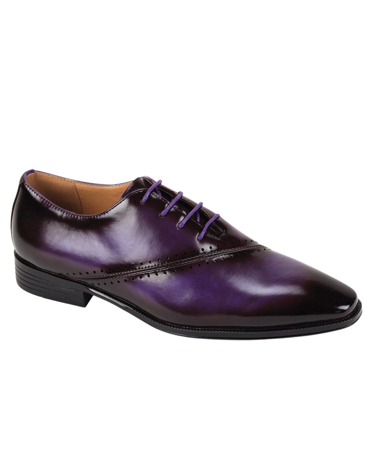 LACE-UP DRESS SHOE-PURPLE