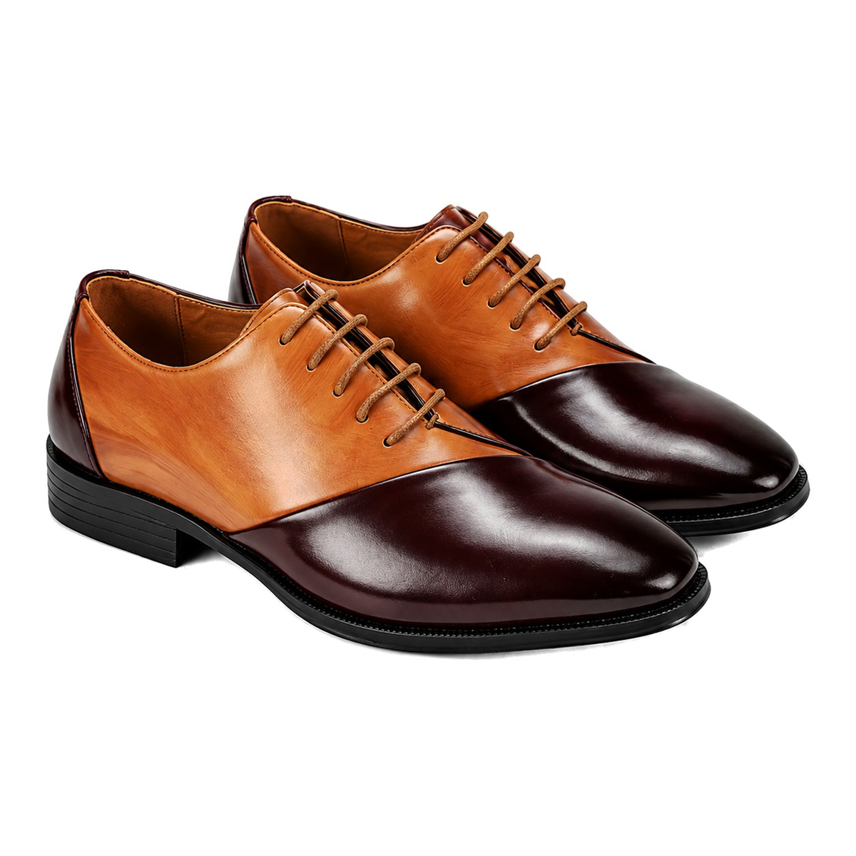 Two-Tone Burgundy/Tan - Product image 2 - e06d77ae-9c2d-4892-b878-338e388ad1c1-bg-white.png