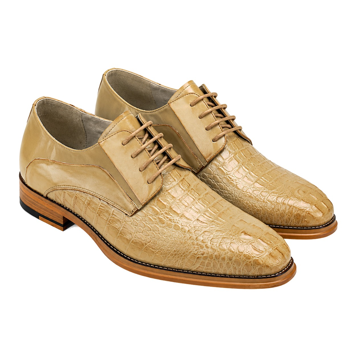 GIOVANNI Mason/Natural Leather Shoes - Product image 2 - e75212db-ab6f-4a7f-b5c3-cef527aff316-bg-white.png