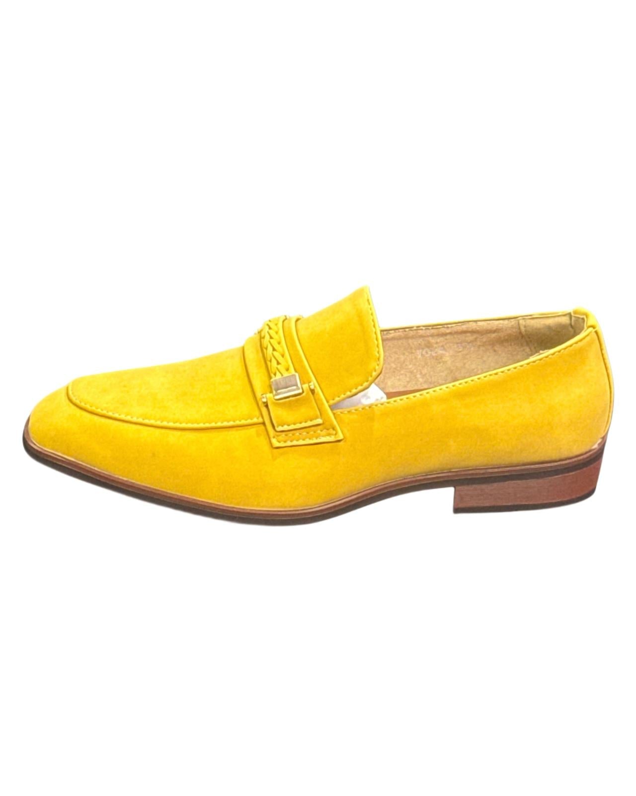 Moc Toe Woven Strap Slip-on Men's Dress Shoes Mustad