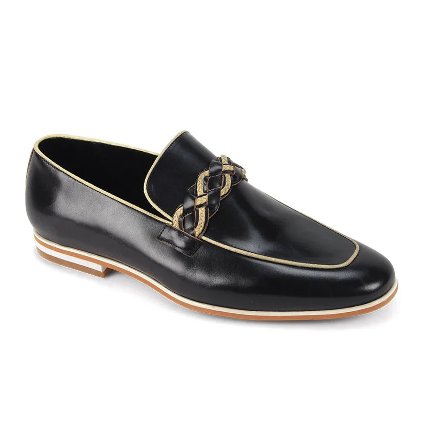 Giovanni Tudor Men's Black Dress Shoes