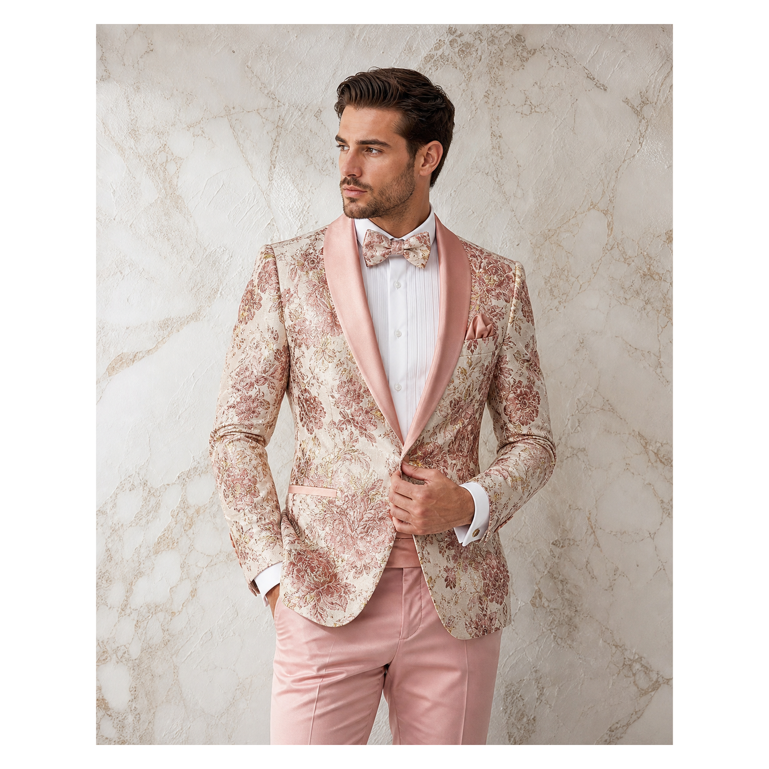 Manzini patterned blazer collection cover
