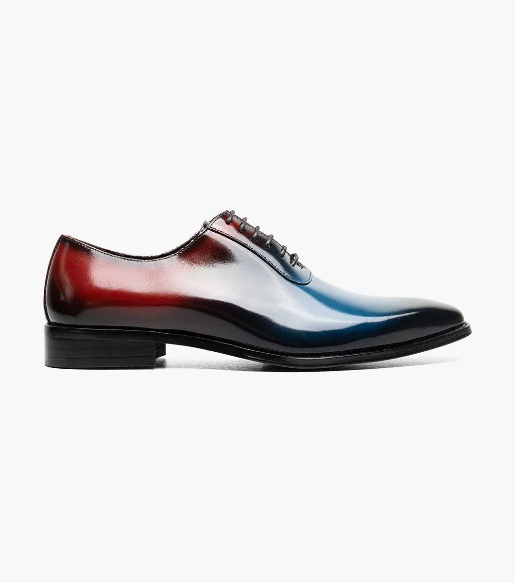 STACY ADAMS SHAFFER PLAIN TOE OXFORD – NAVY MULTI