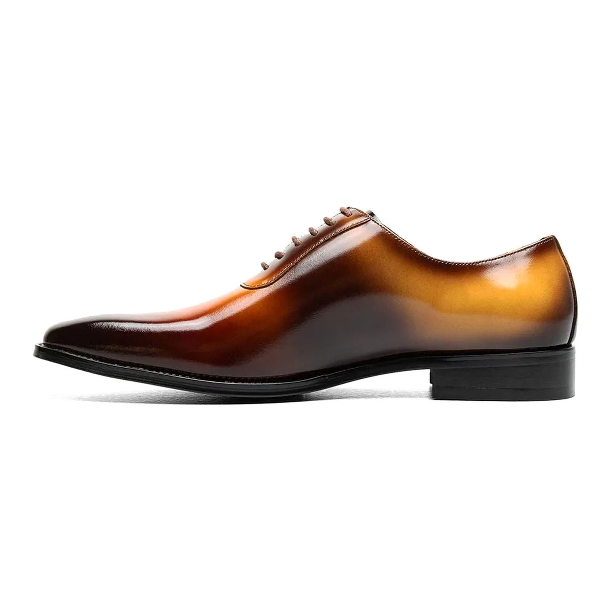 STACY ADAMS SHAFFER PLAIN TOE OXFORD – COGNAC MULTI