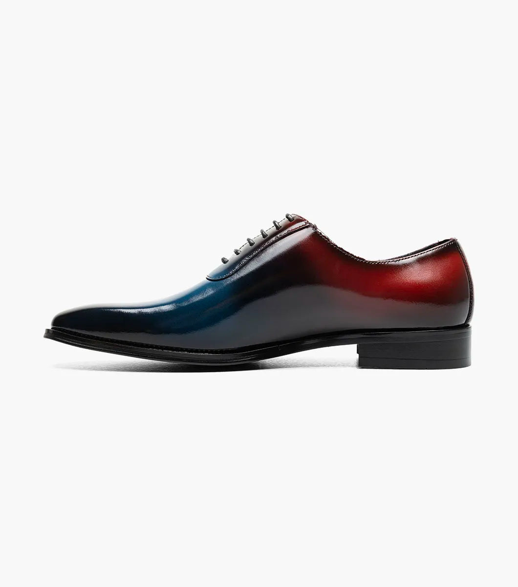 STACY ADAMS SHAFFER PLAIN TOE OXFORD – NAVY MULTI