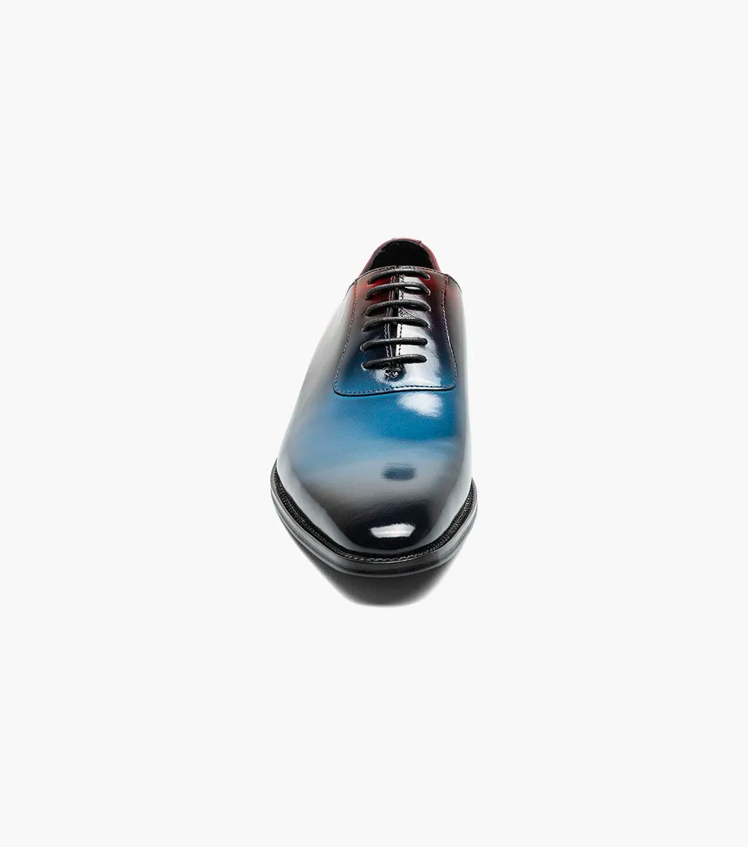 STACY ADAMS SHAFFER PLAIN TOE OXFORD – NAVY MULTI