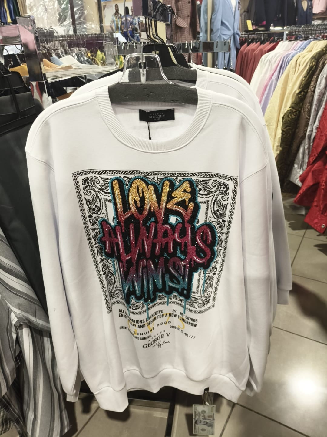 George V Love Always Wins Sweatshirt - image 1