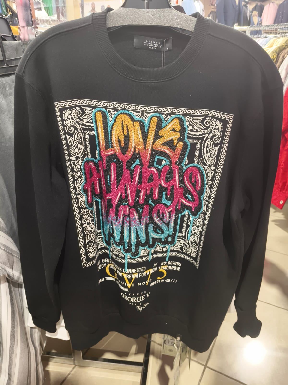 George V Love Always Wins Sweatshirt - image 2