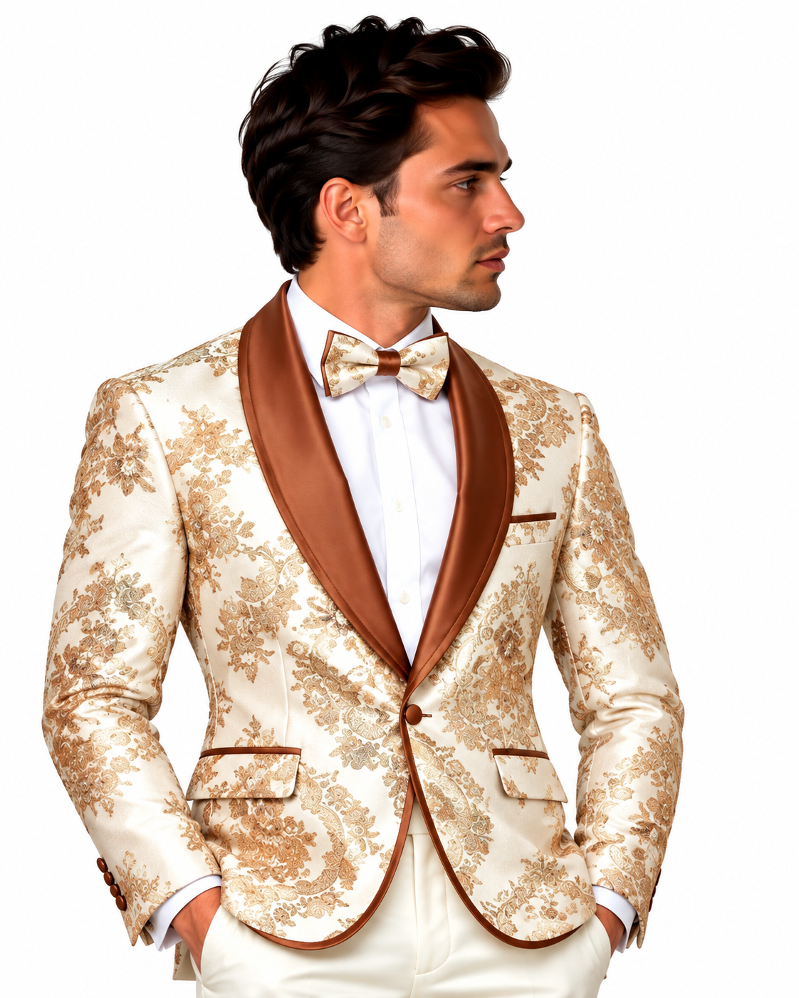 Manzini Men's Designer Blazer – Bronze - Manzini designer blazer photo 5 - 1c9189d4-e3f8-441f-a3d7-36ce73680e7b.png