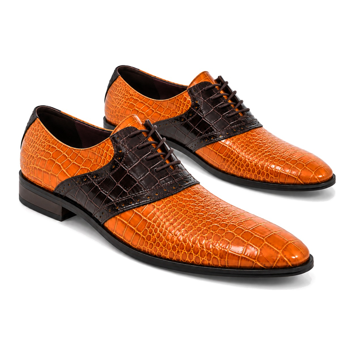 Stacy Adams Cassius Men's Two Tone Oxford Dress Shoes – Dark Brown/Butterscotch - two tone dress shoe photo 1 - 26c92033-0f90-4579-895f-e53ccf94d184.png