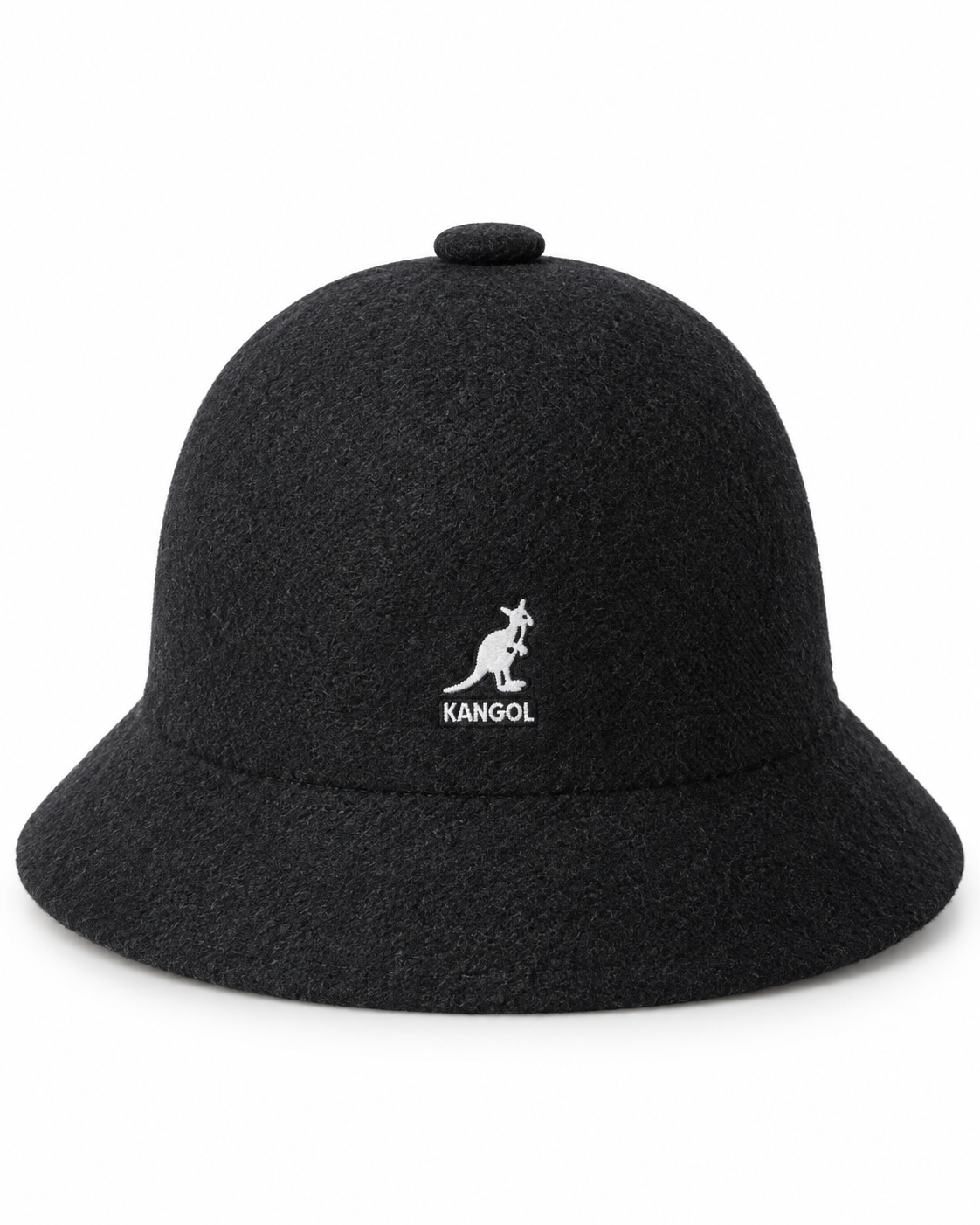 Kangol Wool Casual Bucket Hat – Black - Kangol bucket hat product photo 1 - 2b1ebeff-5ddd-4f0b-912e-05542b6c6ef0.png