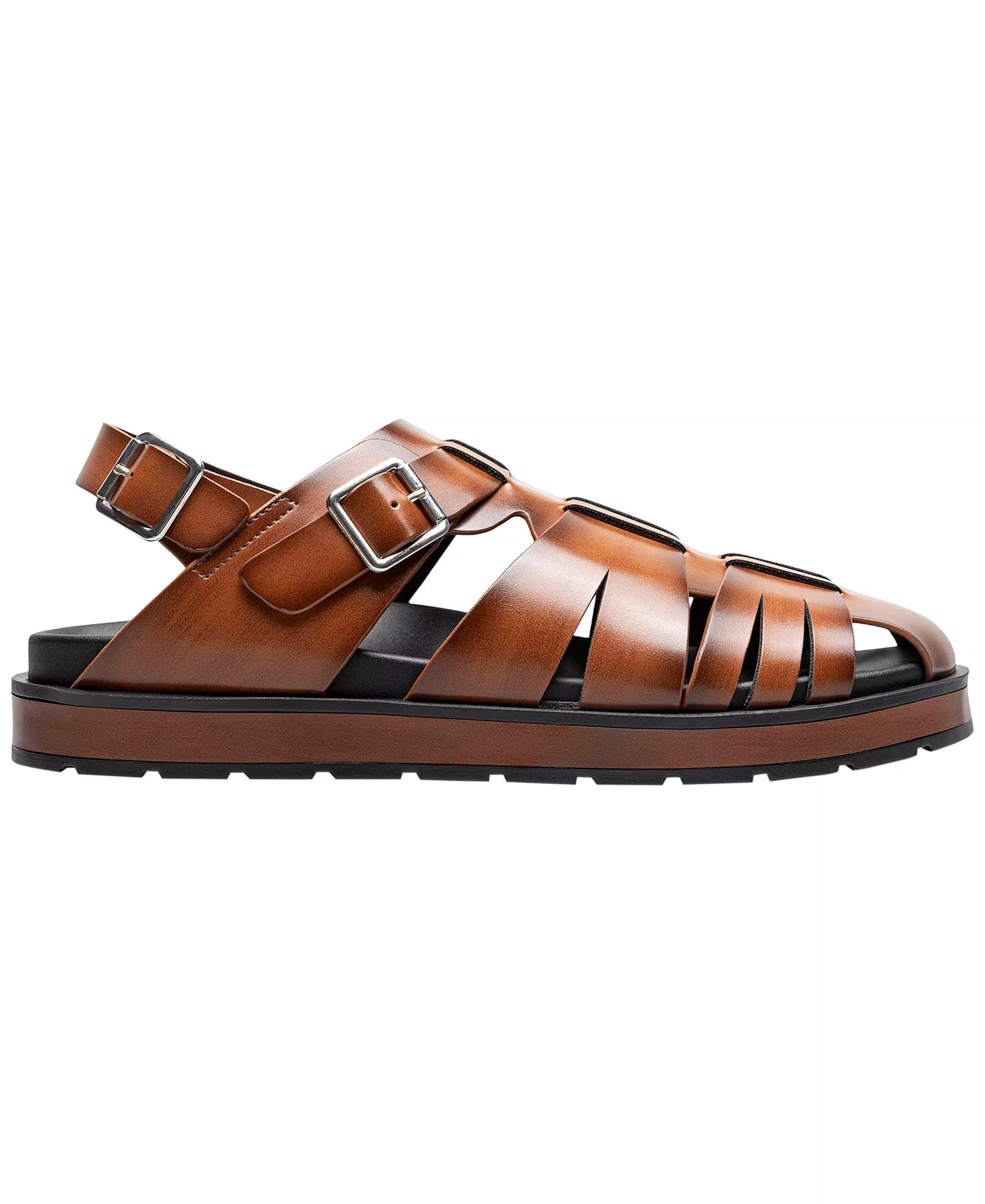 Stacy Adams LARGO Slingback Buckle Sandal – Rust Copper