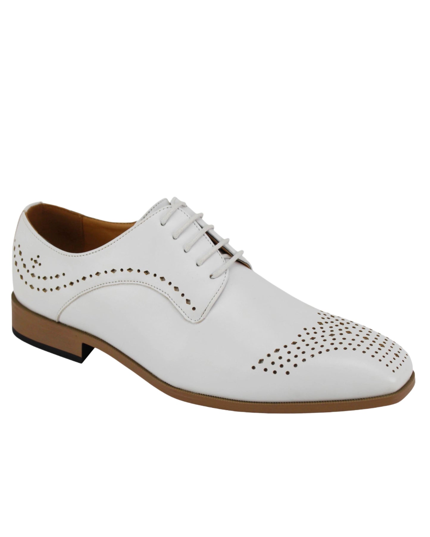 LACE-UP DRESS SHOE WHITE