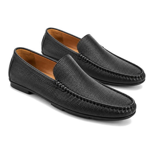 Men’s Classic Black Leather Loafer - loafer photo 1 - 39815d77-d30b-439e-80b1-658ac453b936.png
