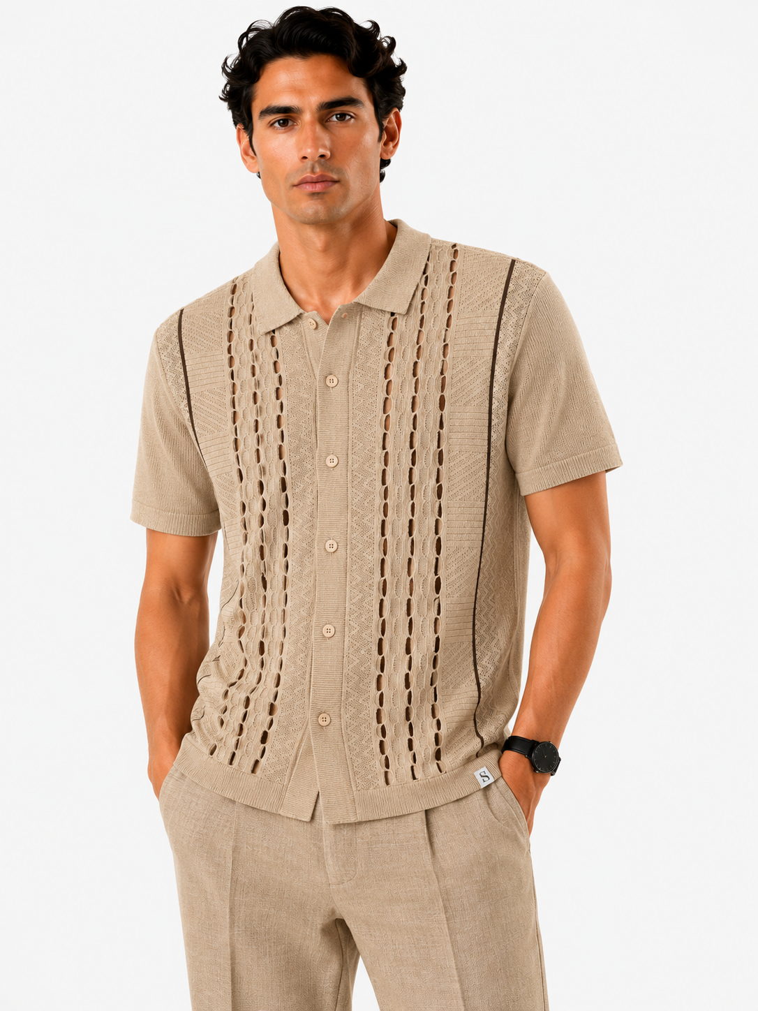 Silversilk Sand 2pc Walking Leisure Matching Set - image 1