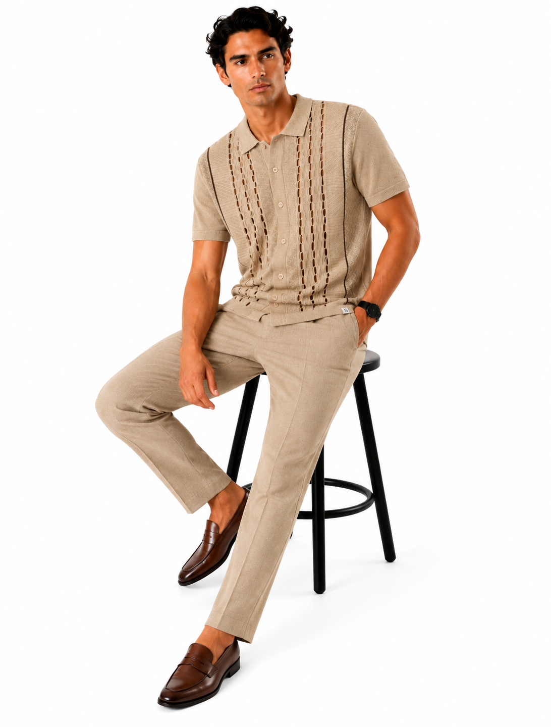 Silversilk Sand 2pc Walking Leisure Matching Set - image 2