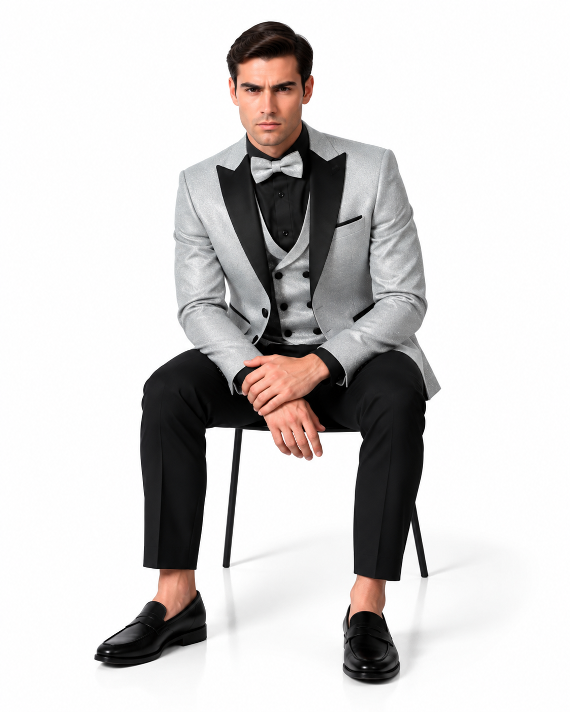 Silver with Black Lapel Suit - premium Turkey suit photo 5 - 571e0b37-e89a-4eb3-b087-3d4e9d08f12e.png