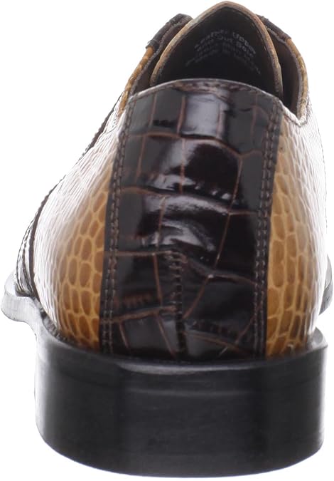 Stacy Adams Cassius Oxford Men's Dress Shoes – Dark Brown/Butterscotch
