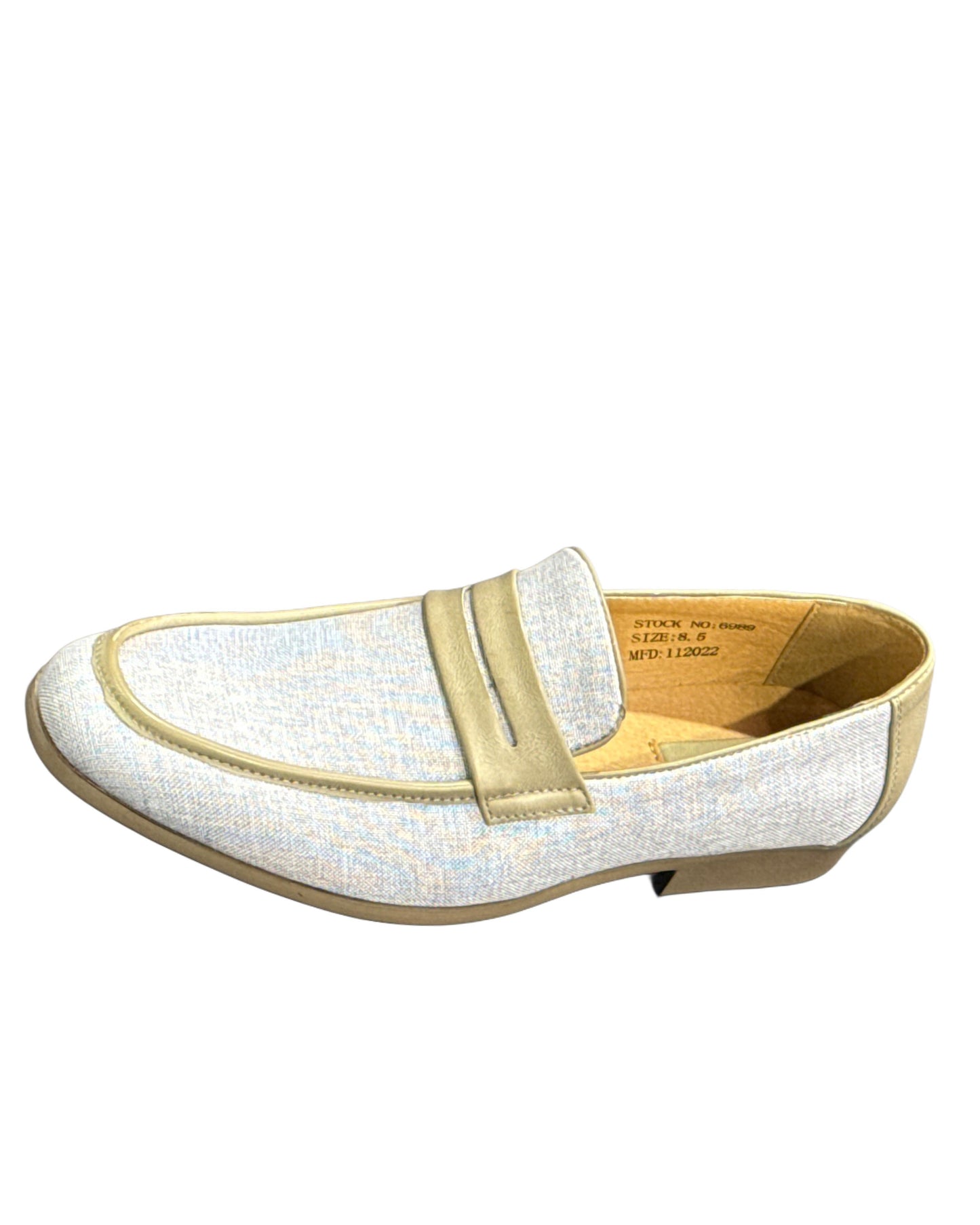 LOAFERS SHOES/LT/GREY