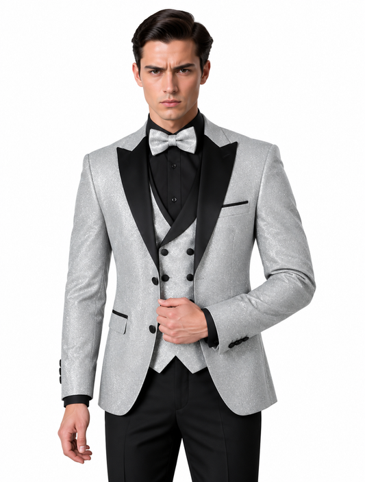 Silver with Black Lapel Suit - premium Turkey suit photo 1 - 8b3e1e92-7089-4f06-849f-b4dd9de94160.png