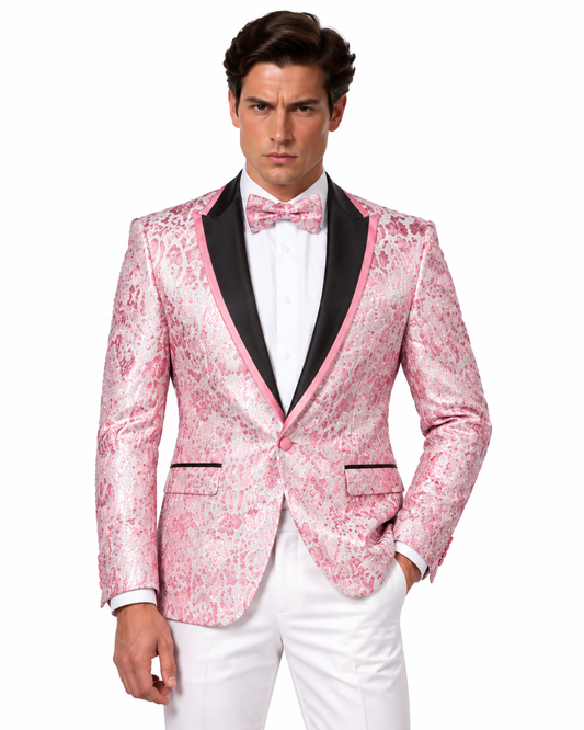 Manzini Men's Designer Blazer – Mauve - Manzini designer blazer photo 1 - 9f9e0150-ad2a-46e0-83a2-2e5a24eac46c.png