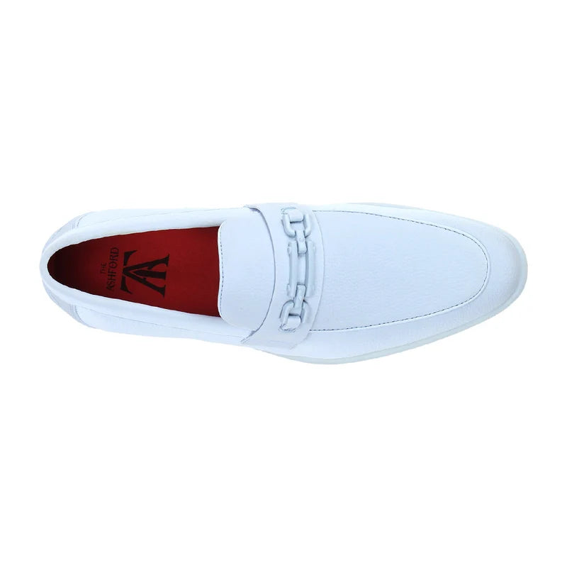 White Premium Casual Loafers for Men