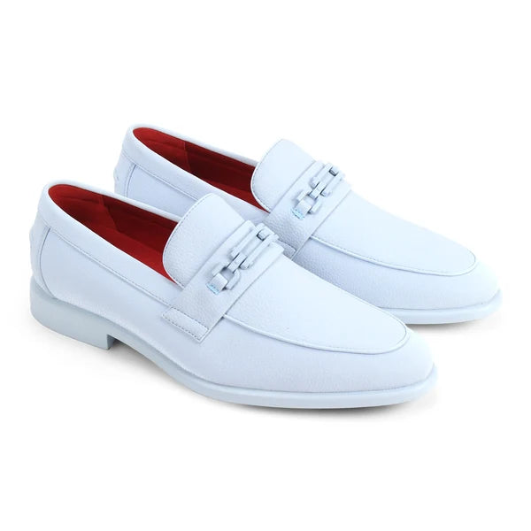White Premium Casual Loafers for Men
