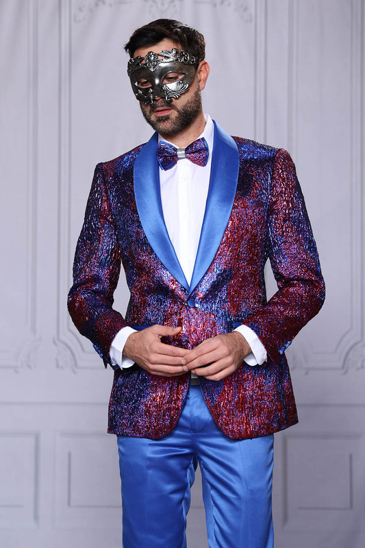 Manzini Blazer Royal-Blue