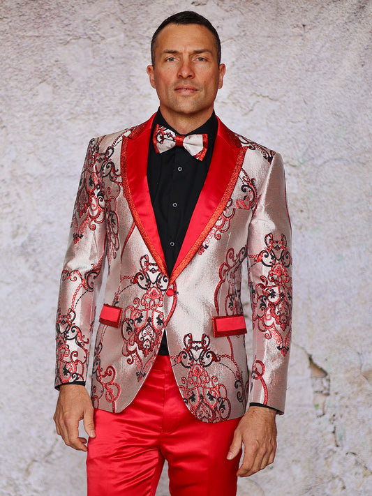 manzini-blazer-RedCream