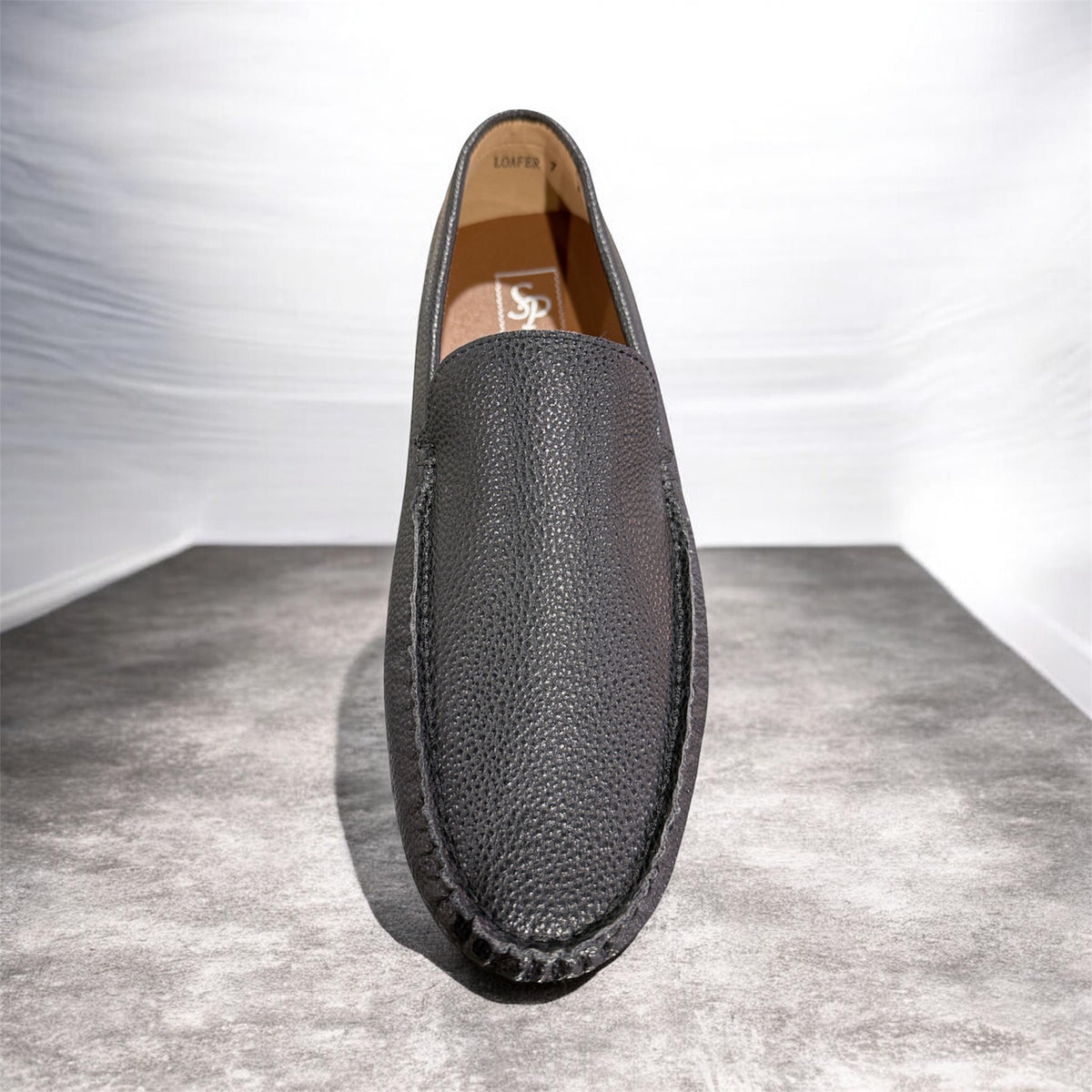 Men’s Classic Black Leather Loafer