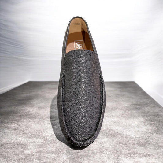 Men’s Classic Black Leather Loafer