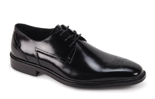 Giovanni Toby Black Leather Dress Shoes