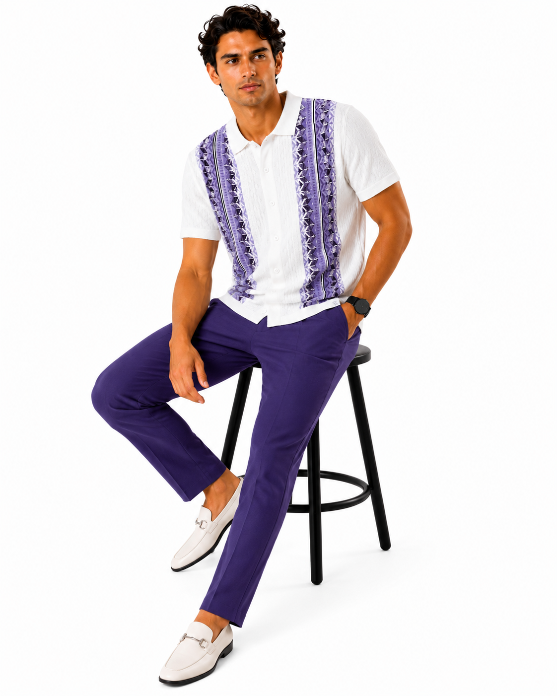 Silversilk Purple 2pc Walking Leisure Matching Set - image 2