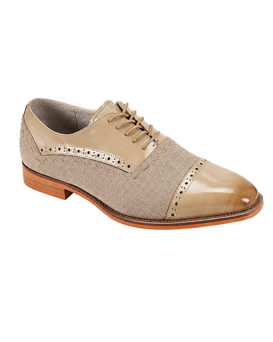 Giovanni Reed Natural Men`s Leather Shoe -Stiching Detail - Product image 1 - ae2f9a87-bd81-4806-8128-c613b609690d-bg-white.png
