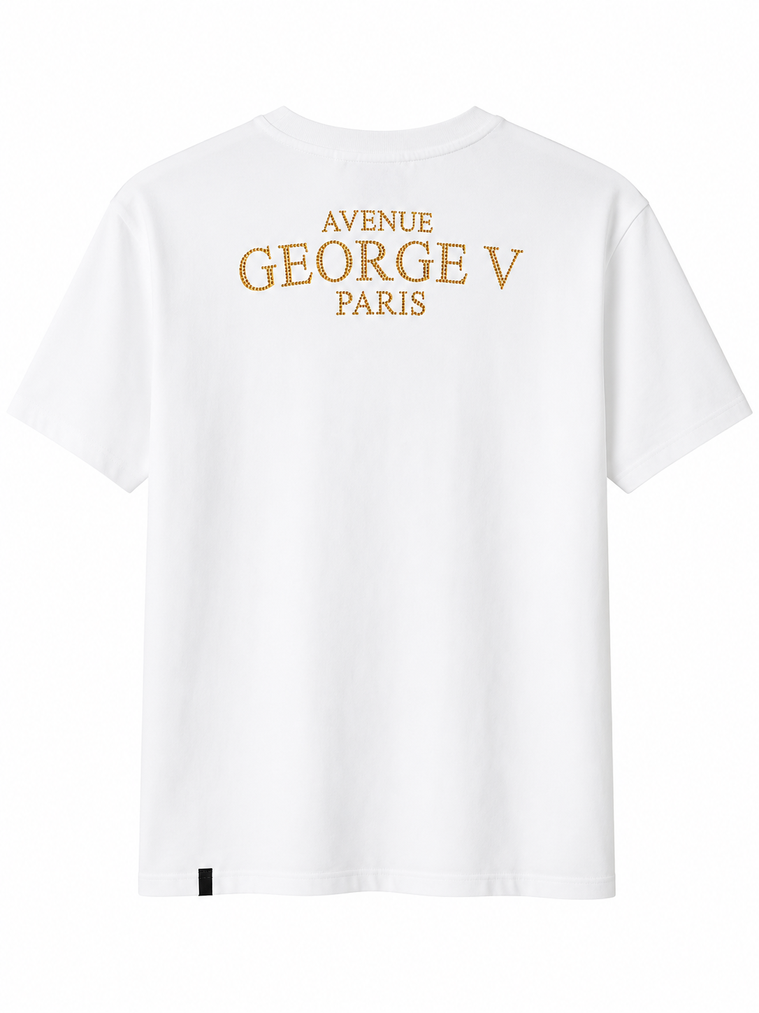 George V Ribbon V Short Sleeve T-Shirt - White - back - be6980db-418a-45d5-995b-f9811c7a19d0.png
