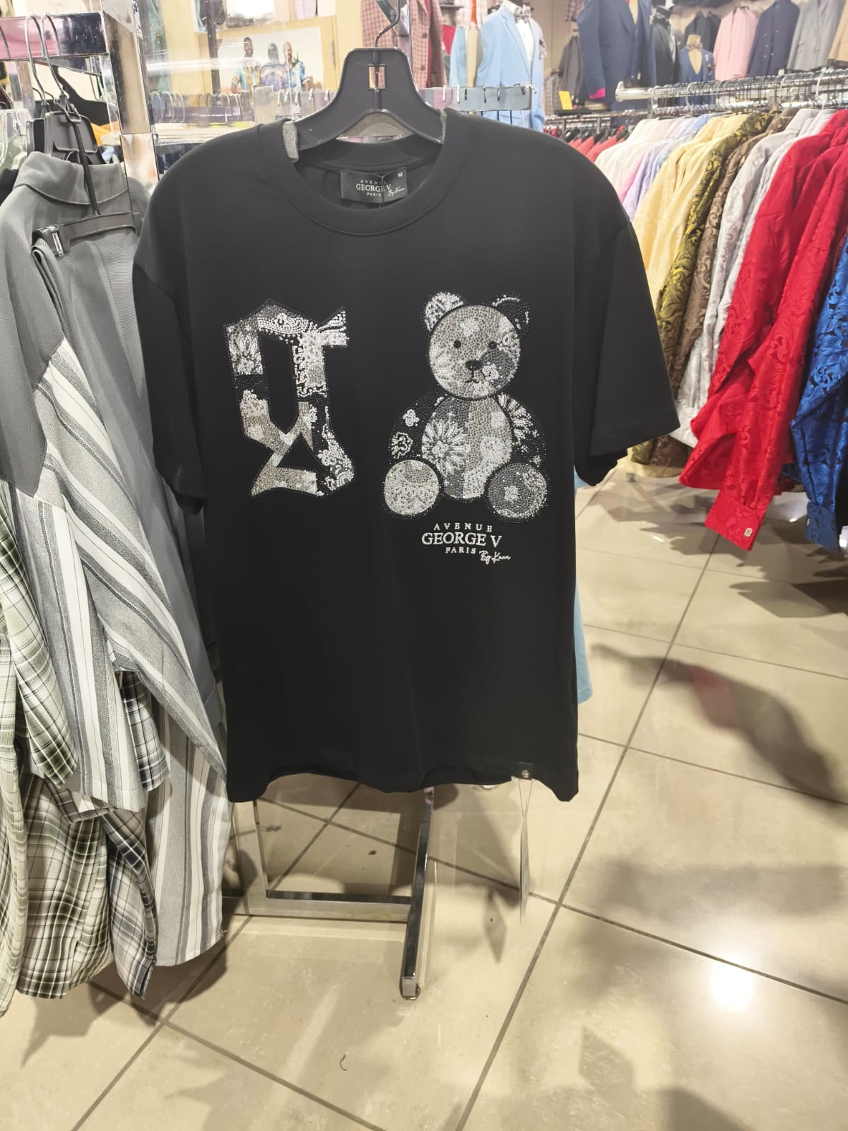 George V Bear G Short Sleeve T-Shirt - bear-g-black.jpg