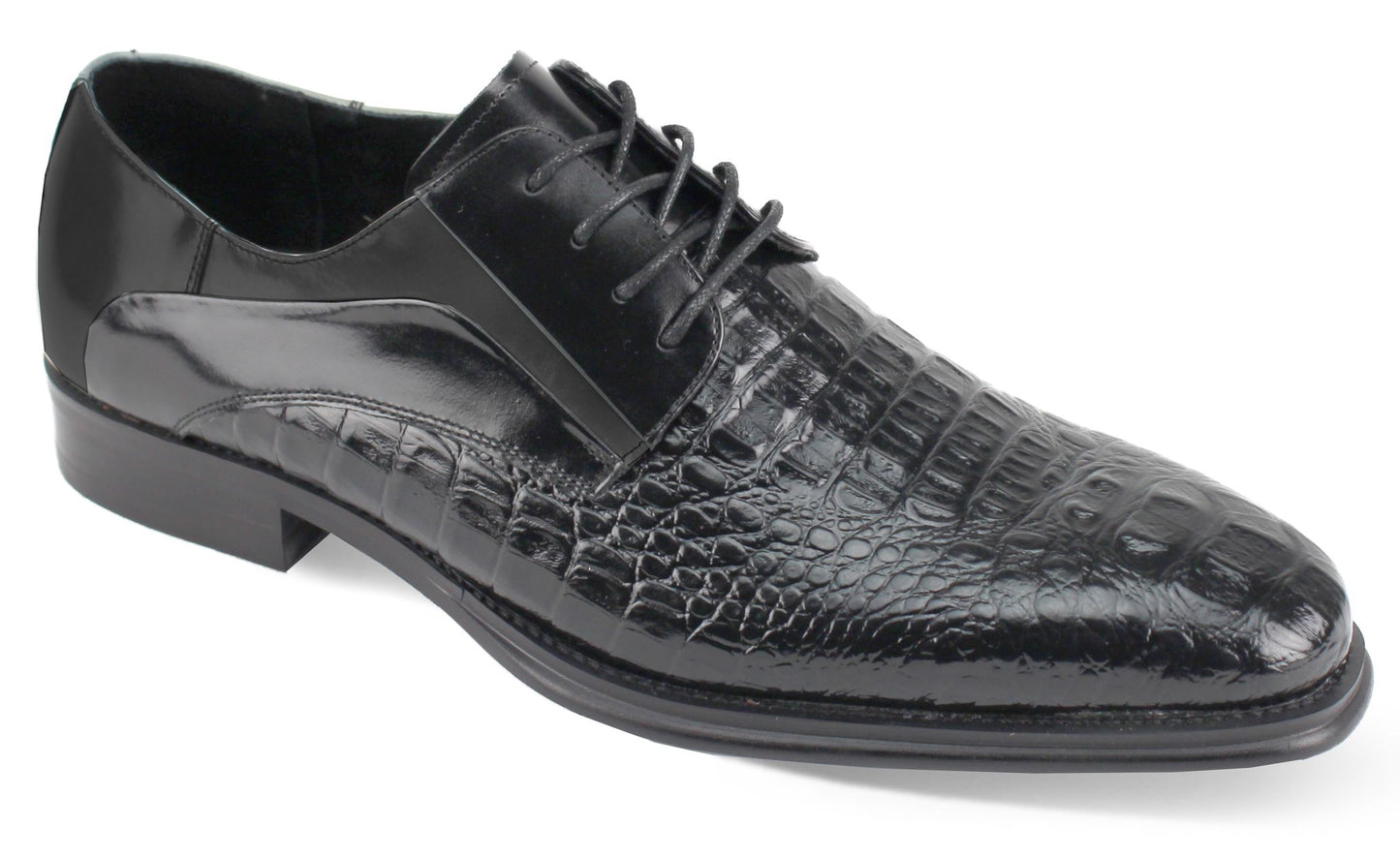 GIOVANNI Mason/Black Leather Shoes
