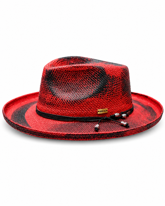 Bourbon Collection - Red/Black Bruno Capelo hat image 1