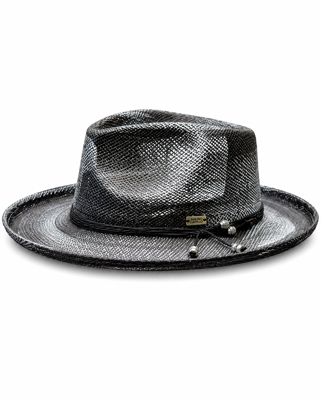 Bourbon Collection - Black/White Bruno Capelo hat image 3