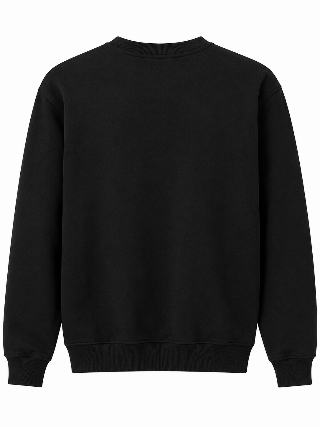 George V Monogram Crest Sweatshirt - Black - back - e404e379-bb20-4ac4-94f1-ae7b71a01eca.png