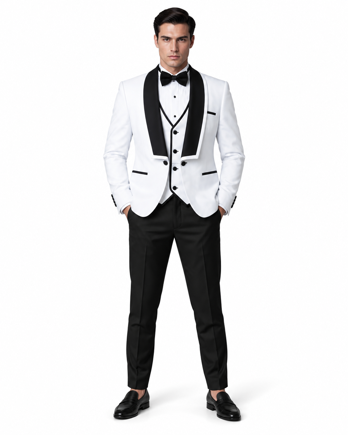 Obsidian & Ivory Full Suit - Made in Turkey - premium Turkey suit photo 3 - e96236b5-c475-4af2-ba32-537431e369dd.png